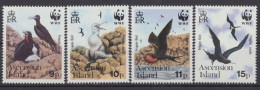 Ascension, Vögel, MiNr. 521-524, Postfrisch - Ascensione