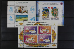 Türkisch- Zypern, MiNr. Block 5, 23, 26, Postfrisch - Unused Stamps