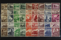 Deutsches Reich, MiNr. 634-642,651-659,675-683,730-738,751-759, Postfrisch - Unused Stamps