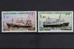 St. Pierre U. Miquelon, Schiffe, MiNr. 521-522, Postfrisch - Autres & Non Classés