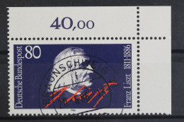 Deutschland (BRD), MiNr. 1285, Ecke Rechts Oben, EST - Other & Unclassified