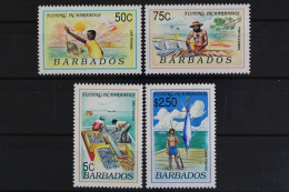 Barbados, Fische / Meerestiere, MiNr. 774-777, Postfrisch - Barbades (1966-...)