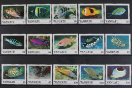 Vanuatu, Fische / Meerestiere, MiNr. 754-768, Postfrisch - Vanuatu (1980-...)