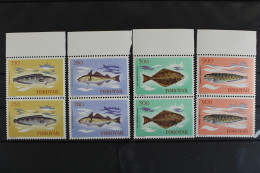 Färöer, MiNr. 86-89, Senkr. Paare, OR, Postfrisch - Isole Faroer