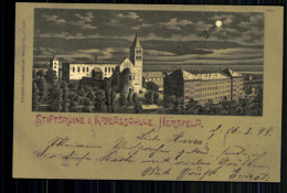 Hersfeld, Stiftruine & Kriegsschule, Mondscheinkarte - Latvia