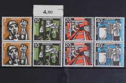 Deutschland (BRD), MiNr. 270-273, Senkrechte Paare, Postfrisch - Unused Stamps