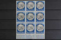Deutsches Reich, MiNr. 527, 9er Block, UR Im Walzendruck, Postfrisch - Unused Stamps