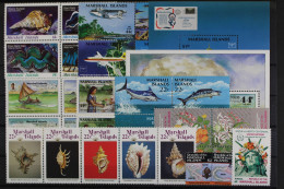 Marshall-Inseln, MiNr. 71-104, Jahrgang 1986, Postfrisch - Marshall Islands