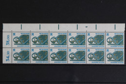 Deutschland, MiNr. 1400 A, 12er Bogenteil, Ecke Re. Oben, FN 1, Postfrisch - Unused Stamps