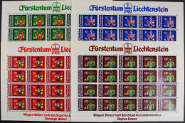Liechtenstein, MiNr. 793-796, Bögen, Postfrisch - Other & Unclassified
