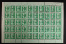 DDR, MiNr. 1843, 50er Bogen, FN 2, Falscher Reihenwertzähler, Postfrisch - Unused Stamps
