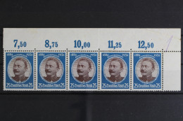 Deutsches Reich, MiNr. 543, 5er Streifen, Ecke Re. Oben, Ungebraucht - Unused Stamps
