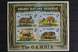 Gambia, Tiere, MiNr. Block 2, Postfrisch - Gambie (1965-...)