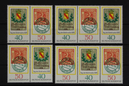 Deutschland (BRD), MiNr. 980-981, 4 Zd-Kombinationen, Postfrisch - Neufs