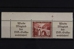 Deutsches Reich, MiNr. W 112, Ecke Li. Oben M. Passerkreuz, Postfrisch - Se-Tenant