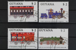 Guyana, Eisenbahn, MiNr. 2475-2478, Gestempelt - Guyana (1966-...)
