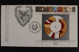 Zypern, MiNr. Block 15, FDC - Unused Stamps