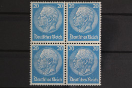 Deutsches Reich, MiNr. 521, 4er Block, Postfrisch - Ungebraucht