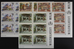 Liechtenstein, MiNr. 780-783, 6er Bogenteile, Postfrisch - Other & Unclassified