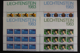 Liechtenstein, MiNr. 824-827, 12er Bogenteile, Postfrisch - Autres & Non Classés