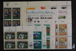 UNO Wien, MiNr. 68-78, Jahrgang 1987, Viererblöcke, Postfrisch - Sonstige & Ohne Zuordnung