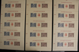 Österreich, MiNr. Block 3, 15 Bögen Je 5 Blöcken=75 Blöcke, Postfrisch - Unused Stamps