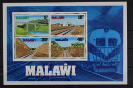 Malawi, Eisenbahn, MiNr. Block 55, Postfrisch - Malawi (1964-...)