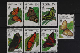 Grenada, Schmetterlinge, MiNr. 2088-2090, 2092-2095, Postfrisch - Grenada (1974-...)