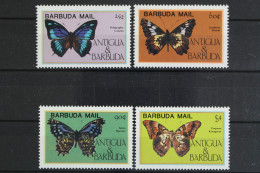 Antigua & Barbuda - Barbuda, Schmetterlinge, MiNr. 806-809, Postfrisch - Antigua And Barbuda (1981-...)