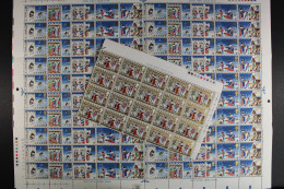 Großbritannien, MiNr. 639-643 ZD-Bogen + 644 In 20er Bogenteil, Postfrisch - Autres & Non Classés