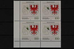 Deutschland (BRD), MiNr. 1589, 4er Block, Ecke Li. Unten, Postfrisch - Ongebruikt