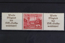 Deutsches Reich, MiNr. W 141, Falz - Zusammendrucke