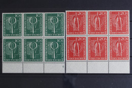 Deutschland (BRD), MiNr. 217- 218, 6er Blöcke, UR, Postfrisch - Unused Stamps