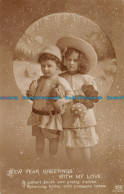 R163646 New Year Greetings With My Love. Kids. Schwerdtfeger. 1912 - Monde