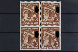 Deutsches Reich, MiNr. 598 X, 4er Block, Postfrisch - Ungebraucht