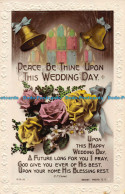 R163647 Greetings. Peace Be Thine Upon This Wedding Day. Bells And Roses. Rotary - Monde