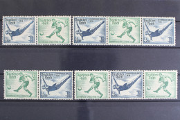 Deutsches Reich, MiNr. W 103 - W 106, 4 Zd's, Postfrisch - Zusammendrucke