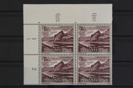 Deutsches Reich, MiNr. 736, 4er Block, Ecke Li. Oben, FN 1, Postfrisch - Unused Stamps