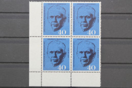 Deutschland (BRD), MiNr. 344, 4er Block, Ecke Li. Unten, Postfrisch - Unused Stamps