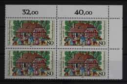 Deutschland (BRD), MiNr. 1186, 4er Block, Ecke Re. Oben, Postfrisch - Unused Stamps
