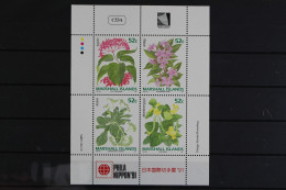 Marshall-Inseln, Blumen, MiNr. 357-360, KB, Postfrisch - Marshall