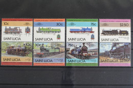St. Lucia, MiNr. 775-782 Paare, Postfrisch - St.Lucie (1979-...)