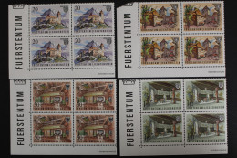 Liechtenstein, MiNr. 780-783, 4er Bogenteile, Postfrisch - Other & Unclassified