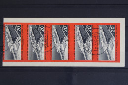DDR, MiNr. 805 B, 5er Streifen, Unterrand, Gestempelt - Used Stamps