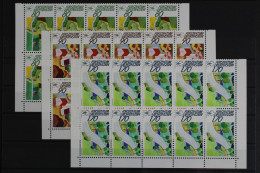 Liechtenstein, MiNr. 939-941, 10er Bogenteile, Postfrisch - Other & Unclassified