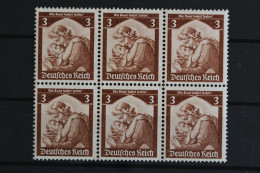 Deutsches Reich, MiNr. 565, 6er Block, Postfrisch - Unused Stamps