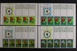 Liechtenstein, MiNr. 521-524, 5er Bogenteile, Postfrisch - Other & Unclassified