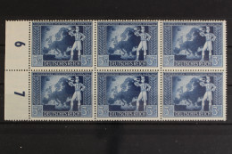 Deutsches Reich, MiNr. 820, 6er Block, PLF IV, Li. Rand, Postfrisch - Plaatfouten & Curiosa