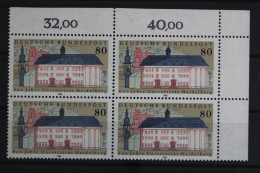 Deutschland, MiNr. 1299, 4er Block Ecke Re. Oben, Postfrisch - Neufs