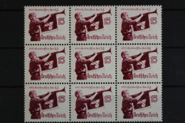 Deutsches Reich, MiNr. 585 X, 9er Block, Postfrisch - Nuevos